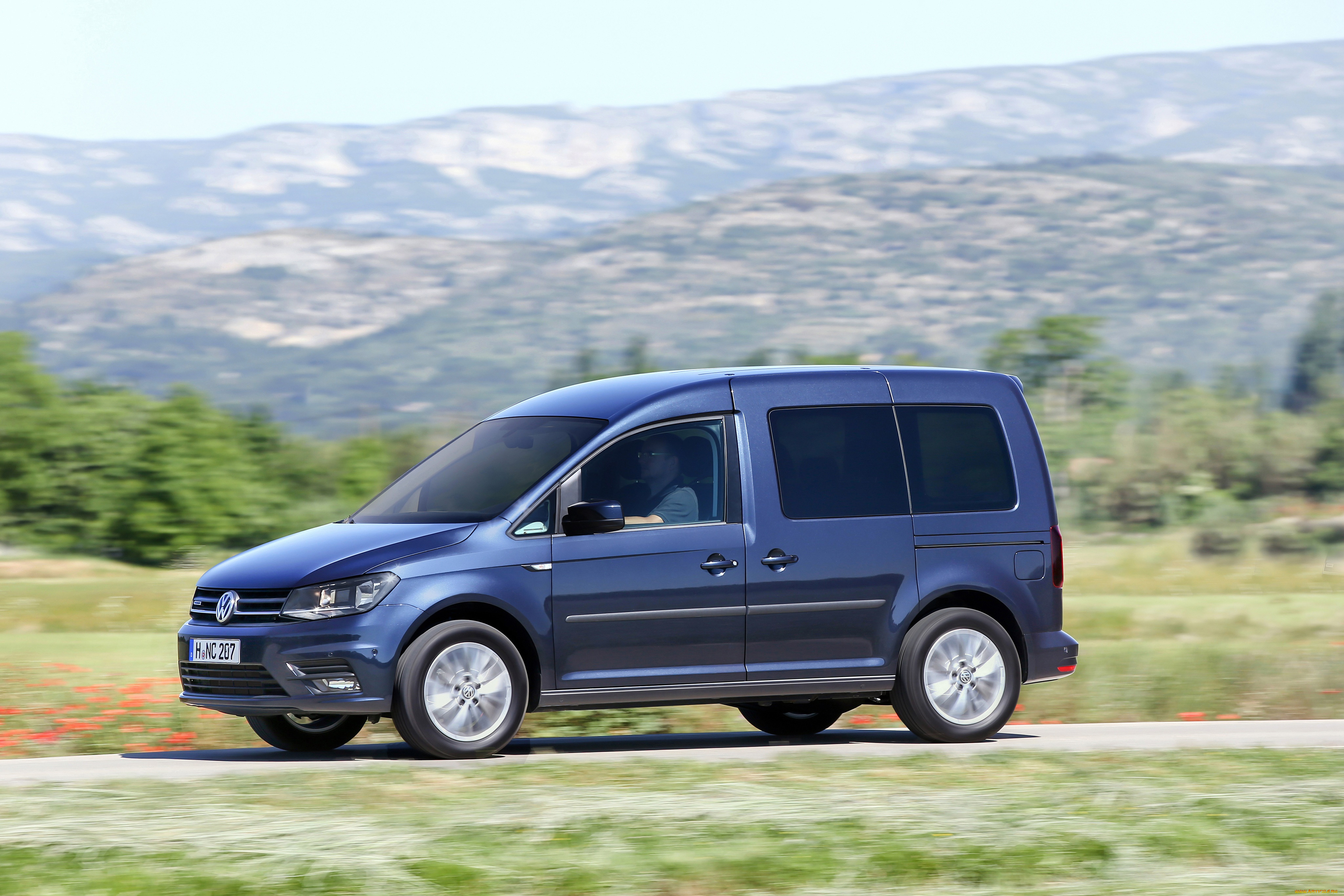 , volkswagen, caddy, bluemotion, trendline, 2015